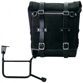 Waxed suede side pannier Scram 22L-30L  + Right Frame Honda CRF1100L Africa Twin & Adventure Sports (2024 until now)