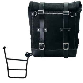 Waxed suede side pannier Scram 22L-30L  + Right Frame KTM 1290/1390 Super Adventure S-R