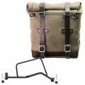Waxed suede side pannier Scram 22L-30L + Right Subframe R 1200 R LC