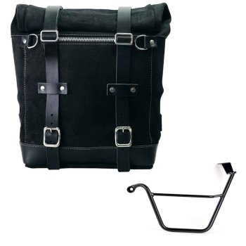 Waxed suede side pannier Scram 22L-30L  + Left Subframe Triumph Street Scrambler 900 (2026 until now)