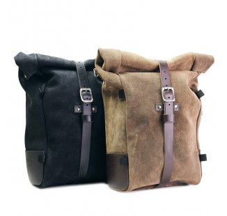 Waxed suede side pannier Scram 22L-30L 