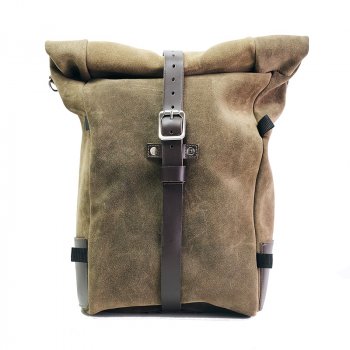 Waxed suede side pannier Scram 22L-30L 