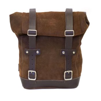 Side Pannier Waxed Suede