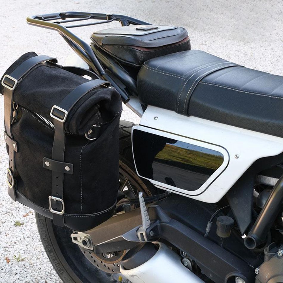 Side Pannier Canvas + Right subframe Ducati Scrambler