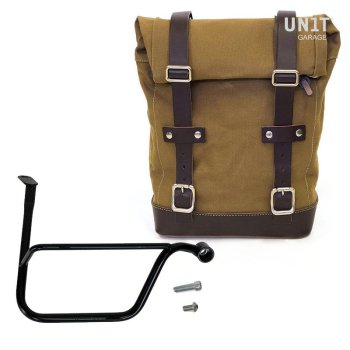 Side Pannier Canvas + Right Subframe Triumph Speed Twin