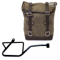 Waxed Suede Side Pannier + Right Subframe Guzzi V7_850