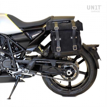 Waxed Suede Side Pannier + Subframe husqvarna 701