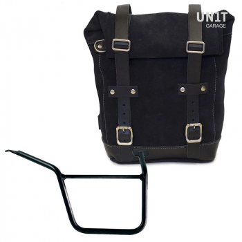 Waxed Suede Side Pannier + Right Subframe Pan America 1250