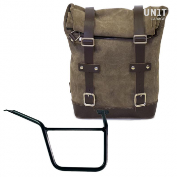 Waxed Suede Side Pannier + Right Subframe Pan America 1250