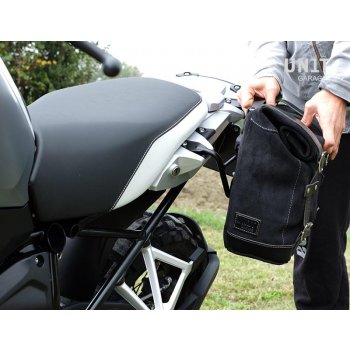 Waxed Suede Side Pannier + Subframe R1200 GS LC