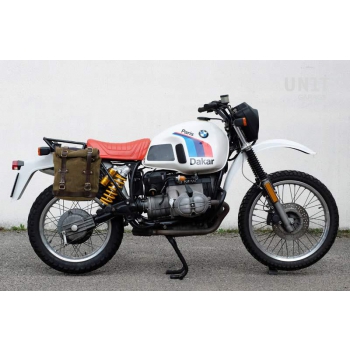 Waxed Suede Side Pannier + subframe R80 G/S
