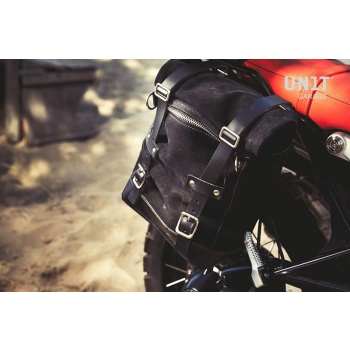 Waxed Suede Side Pannier + subframe R80 G/S