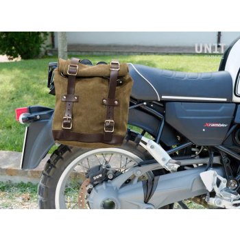 Waxed Suede Side Pannier + Subframe R 1200 R