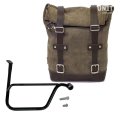 Waxed Suede Side Pannier + Right Subframe Triumph Speed Twin 1200 & RS (2025 until now)