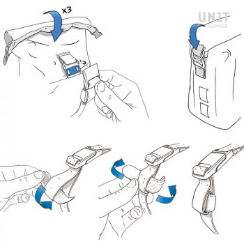 Side Pannier Canvas + Subframe NineT Series