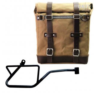 Canvas Side Pannier Scram 22L-30L + Right Subframe Guzzi V7_850