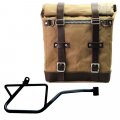 Canvas Side Pannier Scram 22L-30L + Right Subframe Moto Guzzi V7 Sport (2024 until now)