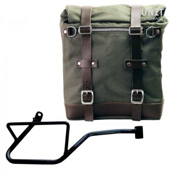 Canvas Side Pannier Scram 22L-30L + Right Subframe Guzzi V7_850