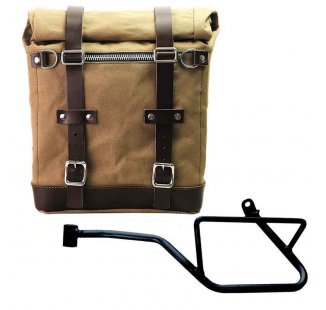 Canvas Side Pannier Scram 22L-30L + Left Subframe Guzzi V7_850
