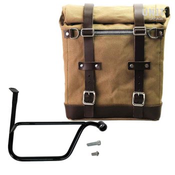Canvas Side Pannier Scram 22L-30L + Right Subframe Triumph Speed Twin 1200 (2019 until now)