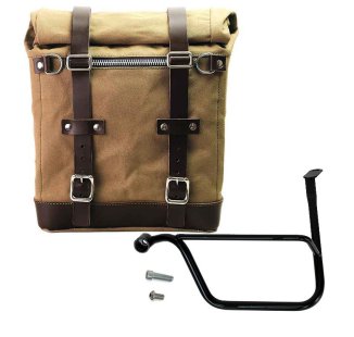 Canvas Side Pannier Scram 22L-30L + Left Subframe Triumph Speed Twin 1200 (2019 until now)