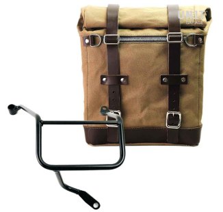 Canvas Side Pannier Scram 22L-30L + Right Subframe Yamaha