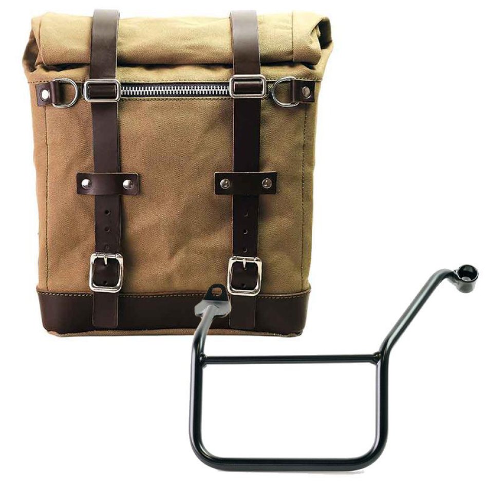 Canvas Side Pannier Scram 22L-30L + Left Subframe Yamaha
