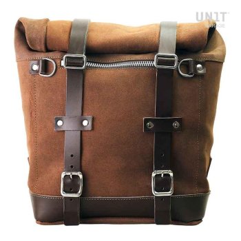 Waxed suede side pannier Scram 22L-30L 