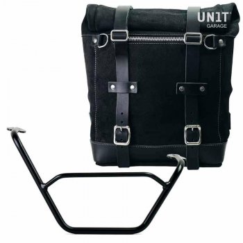 Waxed suede side pannier Scram 22L-30L  + Right subframe R1200 GS LC