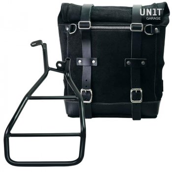Waxed suede side pannier Scram 22L-30L + Right Subframe Sportster S 1250
