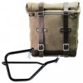 Waxed suede side pannier Scram 22L-30L + Right Subframe Yamaha