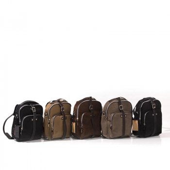 Tank Pannier in Waxed Suede