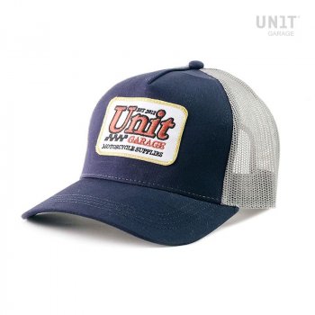 Green Unit garage trucker cap