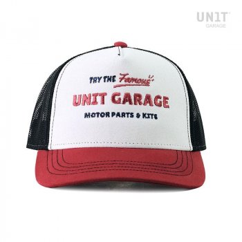 Green Unit garage trucker cap