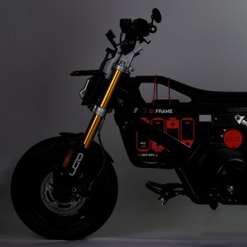 BMW CE02 Fork Cartridges (+ 12mm, high version)