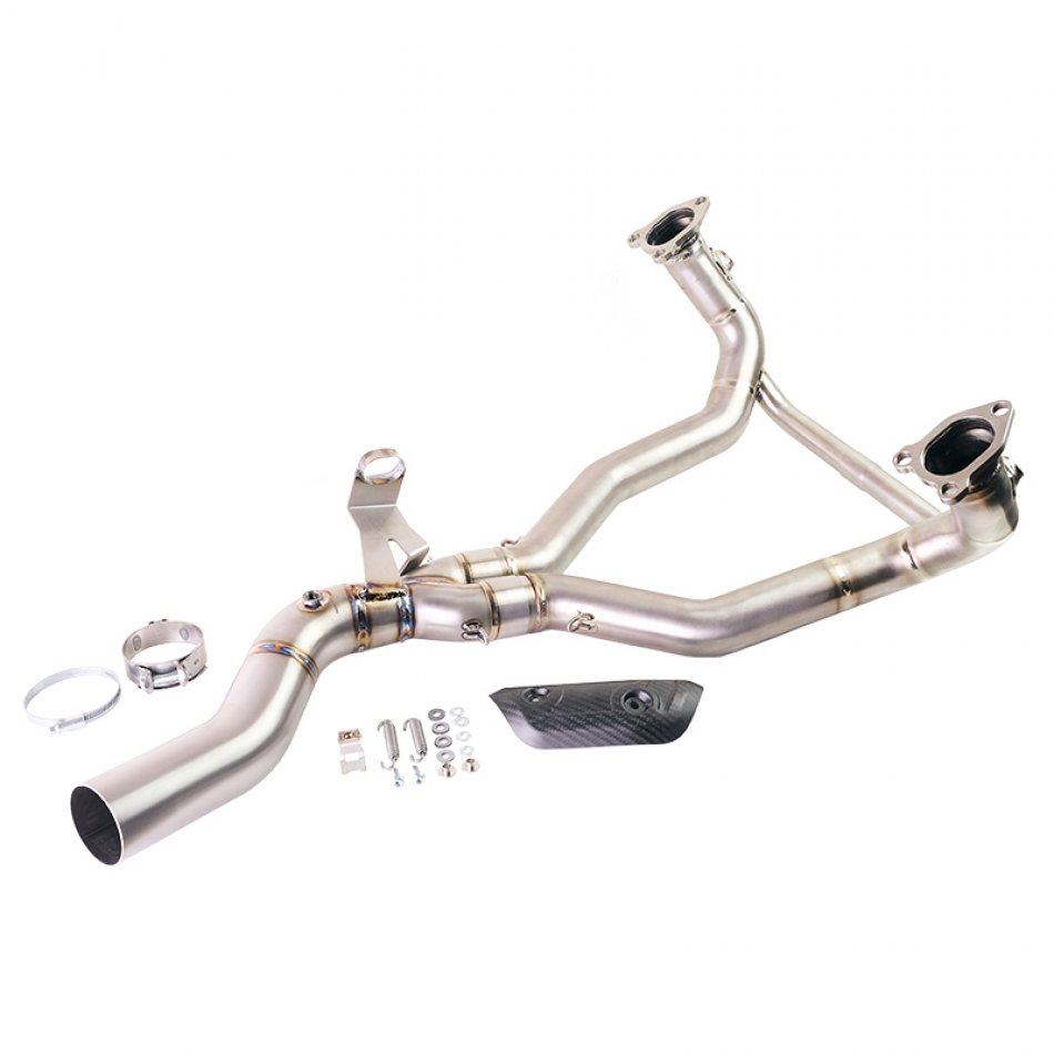 Headpipe without catalitic converter BMW R1300GS in Titanium