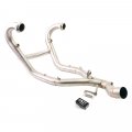 Headpipe without catalytic converter titanium with visible welding + Engine warning light eliminator EURO 5+ BMW R12 G/S