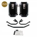 Pair of Atlas Frameless Aluminum panniers 40L+40L + Attachment system for BMW R1300GS Frameless panniers