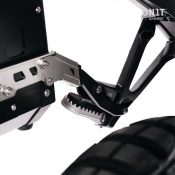 Pair of Atlas Frameless Aluminum panniers 40L+40L + Attachment system for BMW R1300GS Frameless bags