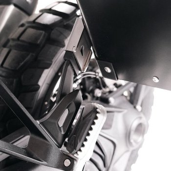 Pair of Atlas Frameless Aluminum panniers 40L+40L + Attachment system for BMW R1300GS Frameless bags