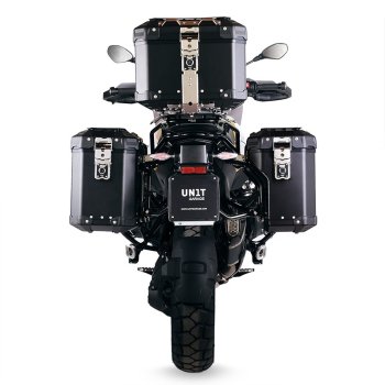 Pair of aluminium Panniers Atlas 40L+34L