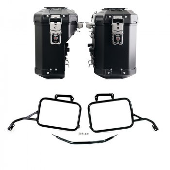 Pair of Atlas aluminium bags 39L+32L + Aprilia Tuareg 660 frames for Atlas aluminum side panniers