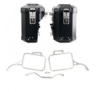 Pair of Atlas aluminium bags 39L+32L + Aprilia Tuareg 660 frames for Atlas aluminum side panniers