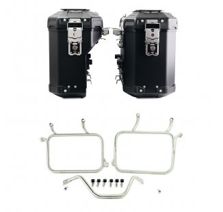 Pair of Atlas aluminium bags 39L+32L + Ducati DesertX frames for Atlas aluminum side panniers