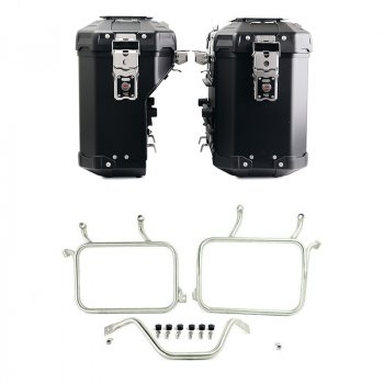 Pair of Atlas aluminium bags 39L+32L + Ducati DesertX frames for Atlas aluminum side panniers