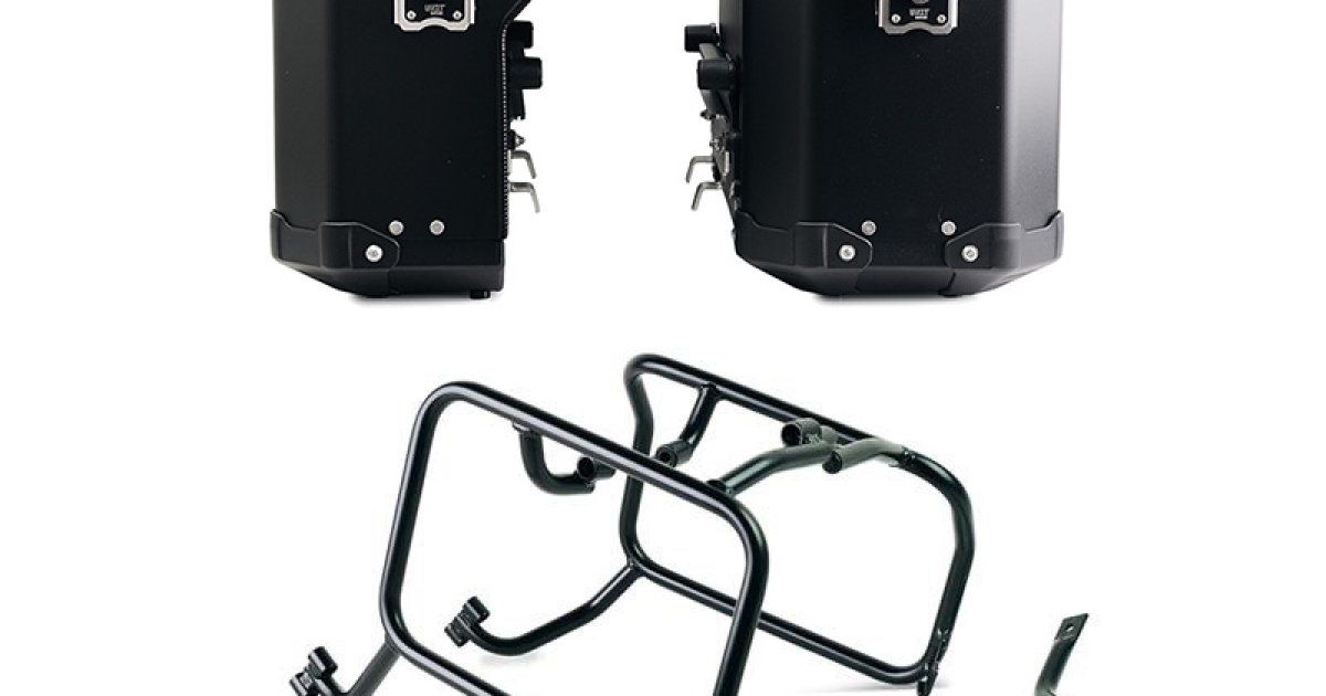 Pair of Atlas aluminium bags 39L+32L + KTM frames for Atlas aluminum ...
