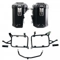 Pair of Atlas aluminium bags 39L+32L + Subframes for aluminum side panniers Atlas BMW F850GS and ADV