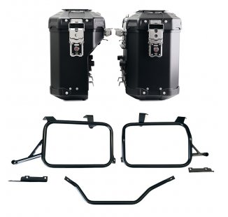 Pair of Atlas aluminium bags 39L+32L + Subframes for aluminum side panniers Atlas Honda CRF1100L Africa Twin & Adventure Sports (2024 until now)