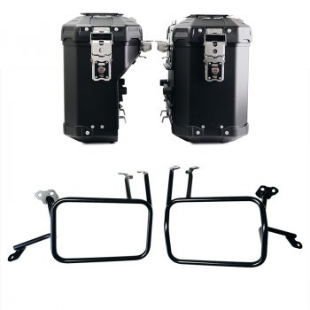 Pair of Atlas aluminium bags 39L+32L + Aluminium bag frames Atlas KTM 1290/1390 Super Adventure S-R