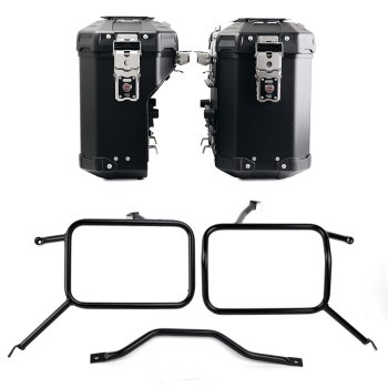 Pair of Atlas aluminium bags 39L+32L + Frames for Atlas aluminum side panniers Triumph Street Scrambler 900 (2026 until now)